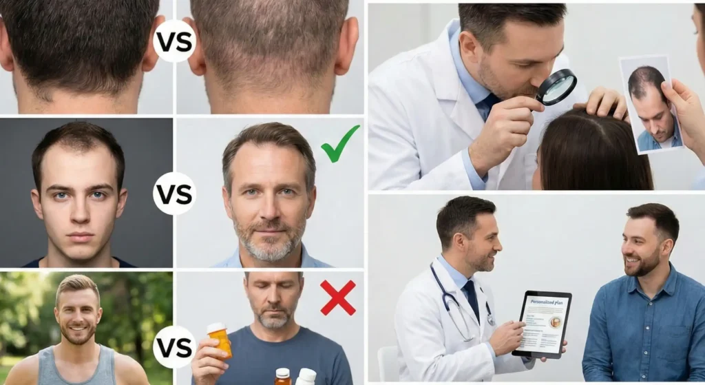 Wer sind die am besten geeigneten Kandidaten für eine Haartransplantation